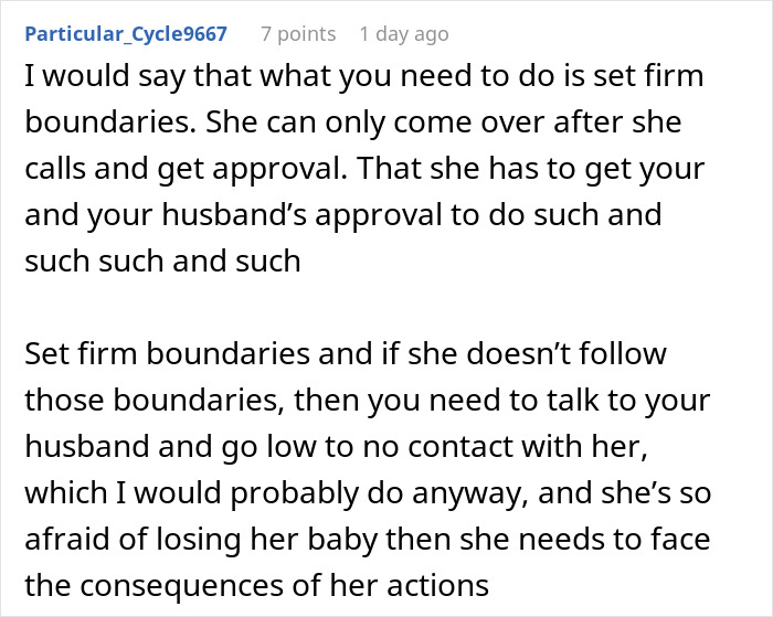 Comment advising to set firm boundaries with MIL to prevent attention-seeking behavior during wedding and enforce consequences.