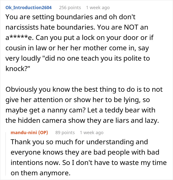 Woman gleams watching cousin&rsquo;s wife struggle after quitting being her free babysitter and setting firm boundaries.