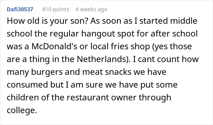 Man prepared to fight for stepson wanting to change his diet while mom opposes the new eating plan and choices.