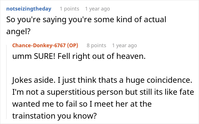 Screenshot of a Reddit conversation about a neighbor finding an abandoned child and calling CPS quickly.