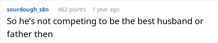 Screenshot of a social media comment discussing husband feelings in a marriage where the wife makes more money.