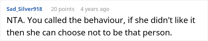 Screenshot of an online comment discussing husband calls wife a bully and how bullies made her life difficult.