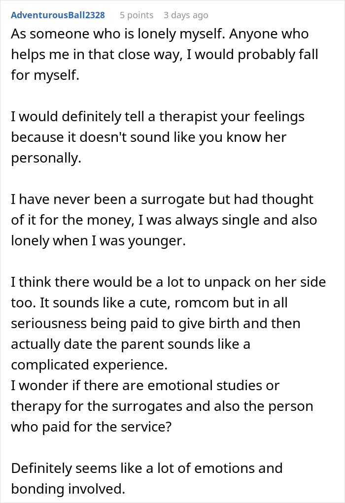 New Mom Is &ldquo;Losing Her Mind&rdquo; Over Her Complicated Feelings For Her Baby&rsquo;s Surrogate