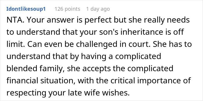 Wife throws tantrum over stepson inheritance details after late mother, causing family tension and financial dispute.
