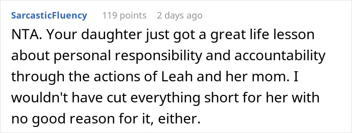 Screenshot of an online discussion about a 12-year-old causing drama at a friend's birthday over boredom.