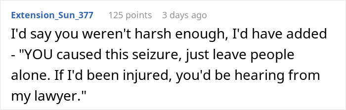 Woman confronting a shopper about service dog fraud, then apologizing moments later in a public setting.