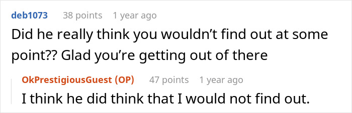 Screenshot of a conversation about a man stealing his wife&rsquo;s tea set and giving it to his niece, impacting his marriage.