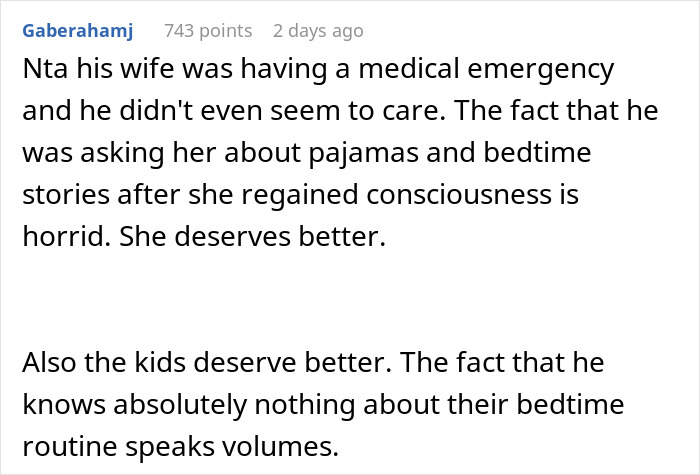 Clueless husband stands by as wife battles 104-degree fever, showing no concern during her medical emergency.