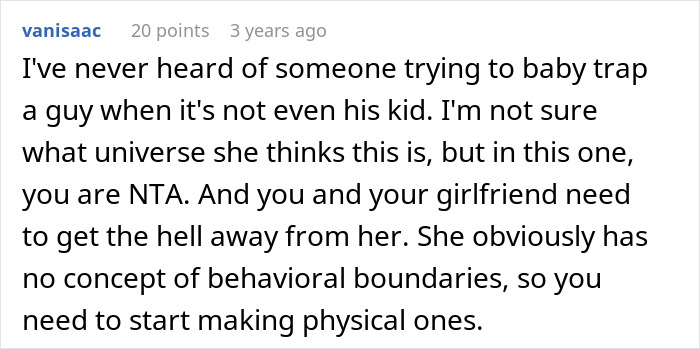Woman keeps ex&rsquo;s baby assuming male best friend will step into father role, causing conflict over boundaries and responsibility.