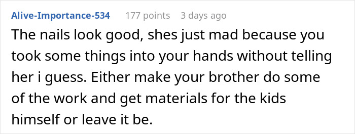 Bridesmaid doing her nails before a wedding while the bride looks upset and self-conscious about it