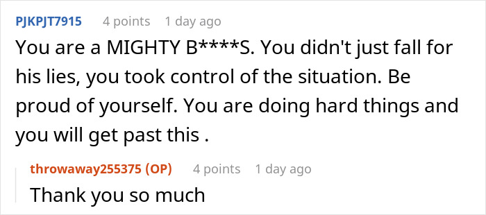 Reddit user encouraging woman suspecting fianc&eacute; hiding a secret kid after finding kids' clothing at his place.