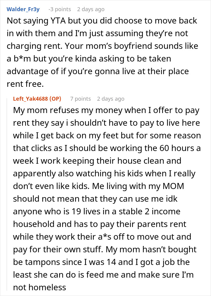 Discussion about deadbeat dad dumping kids on girlfriend's 19-year-old daughter who is tired of free babysitting. Discussion about deadbeat dad dumping kids on girlfriend's 19-year-old daughter who is tired of free babysitting.