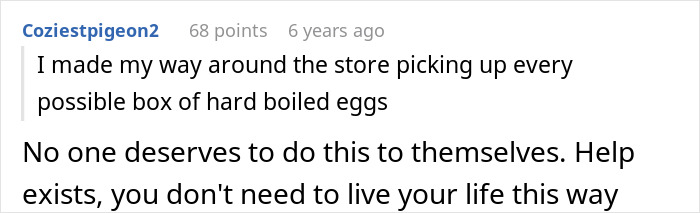 Screenshot of a Reddit comment where a user describes mistakenly owing money after &ldquo;stealing&rdquo; from a convenience store.