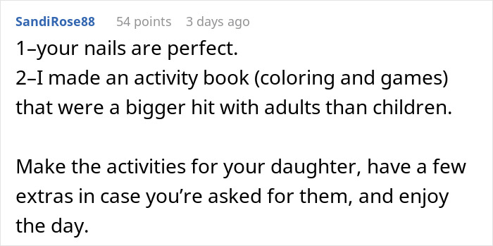 Bridesmaid doing her nails before a wedding while the bride reacts upset, creating self-conscious tension.