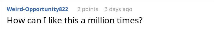 Screenshot of a Reddit comment asking how to like a post a million times, highlighting easily replaceable employee lost big client discussion.