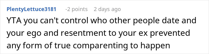 Comment on Reddit discussing a woman tired of being treated as stranger danger to her future stepkid, leading to broken engagement.