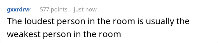 Screenshot of a social media post about quietness and strength in work environments, highlighting gossip and drama.