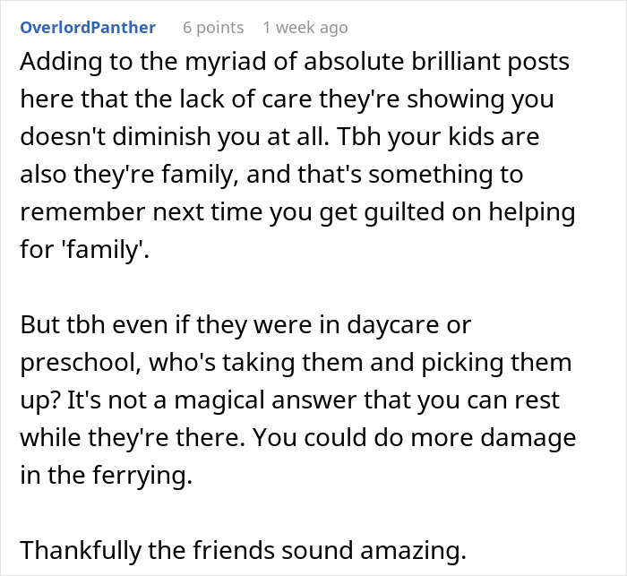 Woman with two kids struggling without support after surgery, visibly emotional and overwhelmed at home.