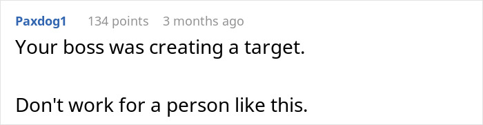 Comment on workplace frustration by a user, discussing a boss angry at employee for not checking email while commuting on public transit.