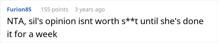 Comment on Reddit discussing wife cleaning bed many times and standing up as husband refuses diapers or catheter.