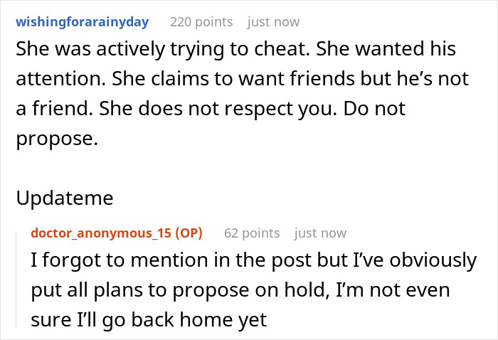 Reddit conversation discussing a guy fearing his best man might target his girlfriend after ex-wife&rsquo;s cheating revealed.