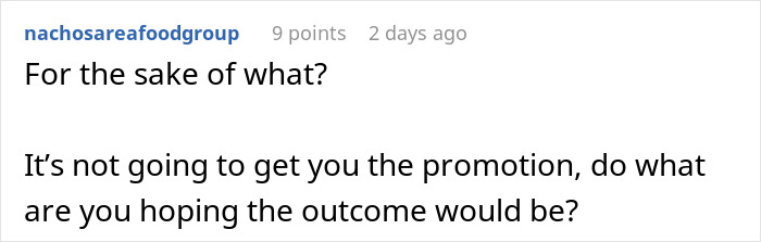 Comment on a forum post discussing if an employee should expose management and HR to coworkers, questioning the outcome.