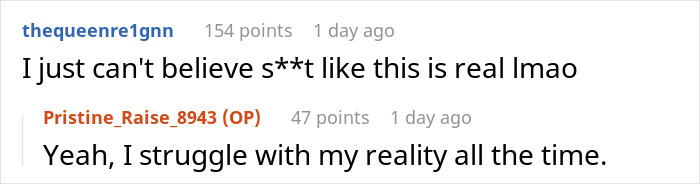 Screenshot of online conversation where a woman rethinks her marriage after husband&rsquo;s disturbing confession shared in text comments.