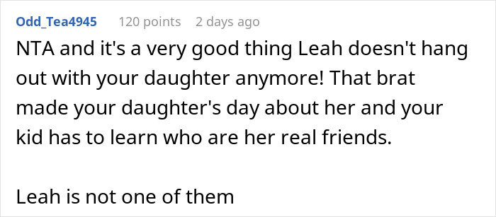 12-year-old ruins friend&rsquo;s birthday by demanding to leave, causing drama between moms at the party.