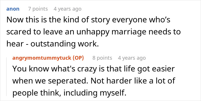 Conversation about a woman&rsquo;s dream of having a tummy tuck affected after husband steals her savings.