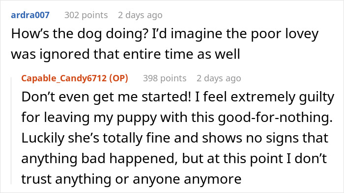 Reddit comments discussing guilt and distrust after a friend ate everything owned, relating to AITA friend situation. Reddit comments discussing guilt and distrust after a friend ate everything owned, relating to AITA friend situation.
