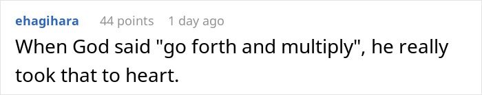 Comment on social media post discussing a woman calling out her brother for having four kids with four different women.