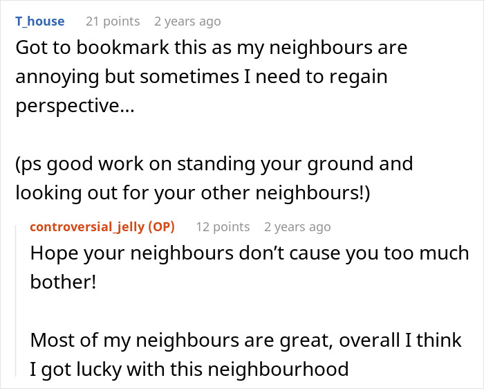 Comments about neighbors and having to turn on Karen mode to deal with neighbors who think the block belongs to them