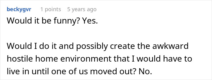 Screenshot of a Reddit comment discussing annoyance about a neighbor&rsquo;s rotting pumpkin and possible passive-aggressive response.