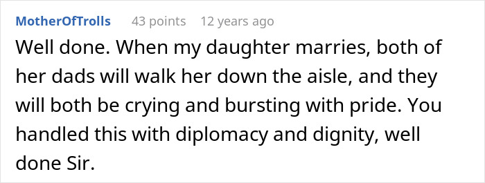 Comment highlighting a step-dad&rsquo;s emotional speech after realizing his girlfriend and her daughter don&rsquo;t care about him.