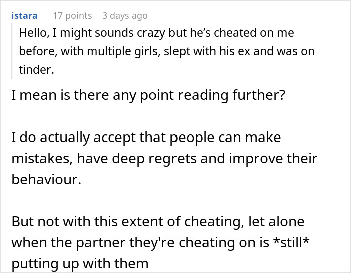 Fianc&eacute;e discovers another woman&rsquo;s hair while cleaning, catching serial cheater red-handed in house.