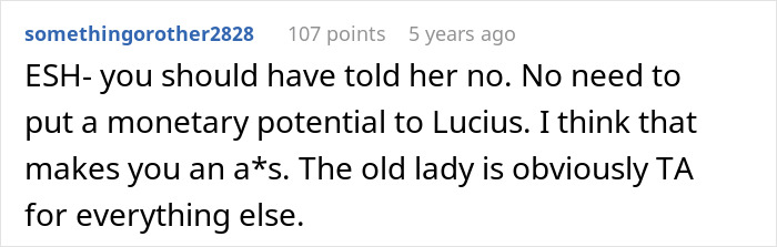 Comment on Reddit discussing harassment after woman adopts dog, expressing opinion on previous owner's behavior.