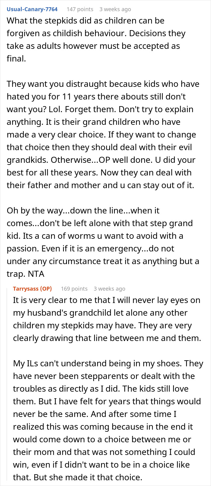 Mom poisons her kids against stepmom, causing lasting hatred even into adulthood, and she&rsquo;s done with them.