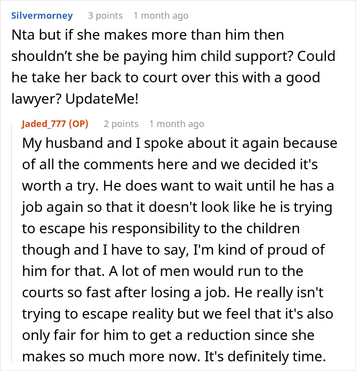 Online discussion about woman using car accident settlement money to buy a new car while husband&rsquo;s ex reacts angrily