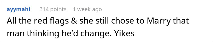 Screenshot of a social media comment highlighting red flags about a slacker hubby avoiding care after wife&rsquo;s surgery.