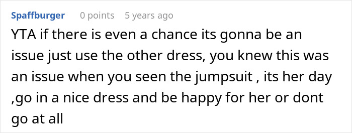 Screenshot of a chat where a woman defends her wedding guest attire after being shamed for her outfit choice. Screenshot of a chat where a woman defends her wedding guest attire after being shamed for her outfit choice.