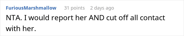 Comment text on a forum thread discussing a nosy mother who terrorizes family with ancestry tests crossing a line. Comment text on a forum thread discussing a nosy mother who terrorizes family with ancestry tests crossing a line.