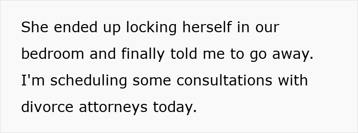 Alt text: Man threatens with divorce during dinner as wife visits her parents, causing their marriage to fall apart.