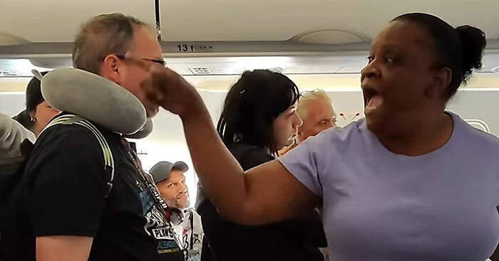 “Insufferable”: Outrage As Woman Refuses To Let Passengers Exit Until Her Daughter Goes First