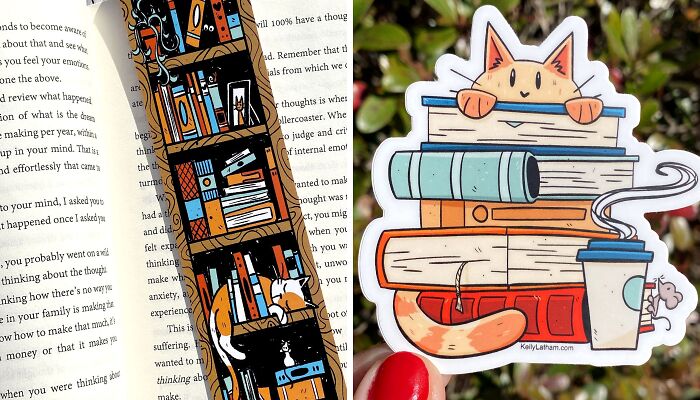 I Turn My Sketches Into Bookmarks, Stickers, And Notepads That Make People Happy