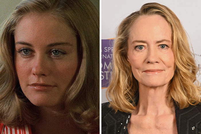 Side-by-side images of a female star before and after jaw-dropping transformations showing barely recognizable changes.