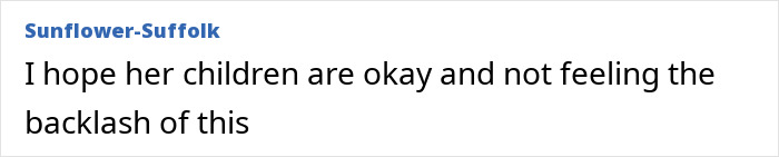 Comment on social media expressing concern about the children amid David Harbour and Lily Allen accusations backlash.