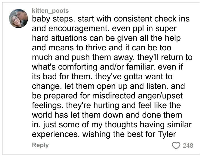 Comment about supporting Tyler and overcoming hardship after Daniel Curtis Lee&rsquo;s heartbreaking meeting with homeless former co-star Tylor Chase