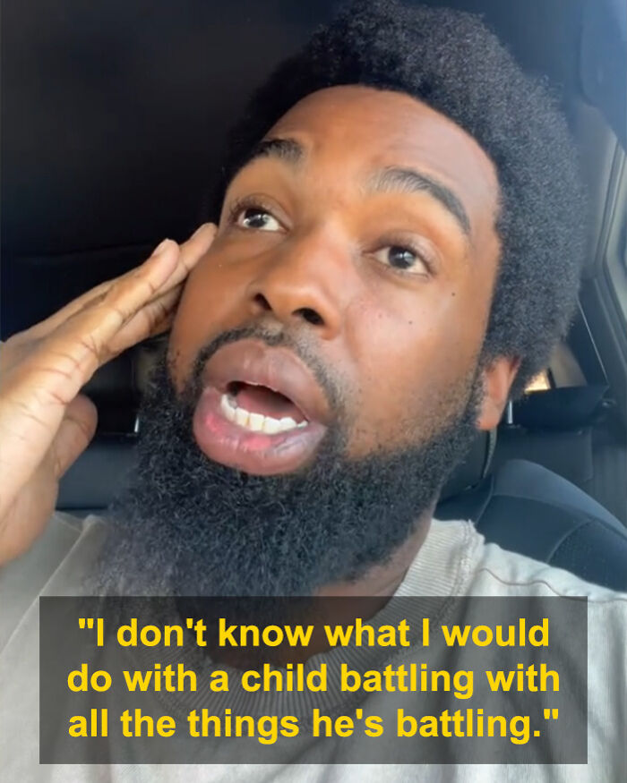 Daniel Curtis Lee speaking emotionally in a car, reflecting on a heartbreaking meeting with a homeless former co-star.