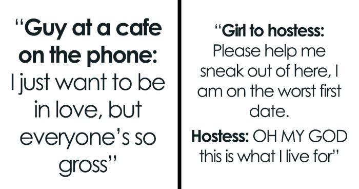 50 Times People Eavesdropped On Someone’s Hilarious Conversations About Dating (New Pics)