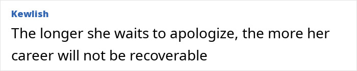 Screenshot of a comment criticizing Kristen Bell&rsquo;s behavior, related to backlash and triggering post controversy.